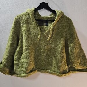 Peruvian Trading Co Virgin Acrylic Poncho Sweater